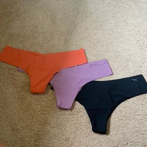 PINK VS seamless thong